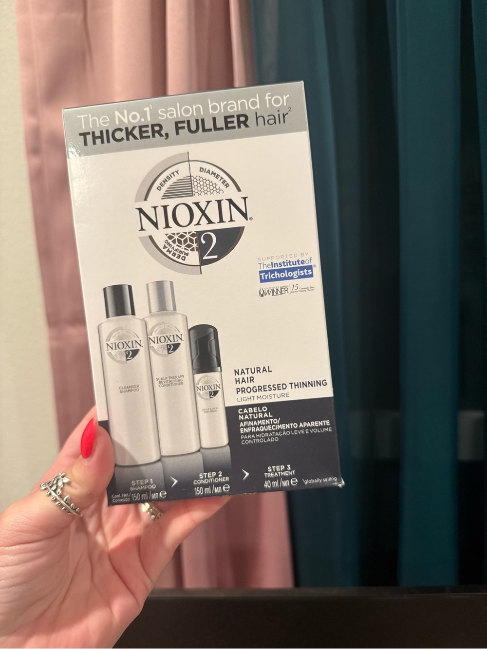 Nioxin System 2 Thicker Fuller Hair Treatment Kit - White